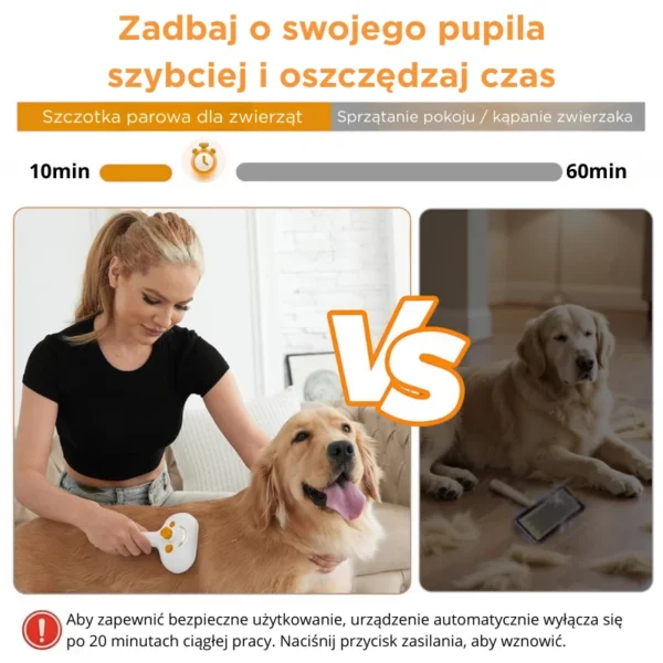 Paroczesak™ Pro 3w1 - Mgiełka, masaż i zero kłaków 'dla kotów i psów'