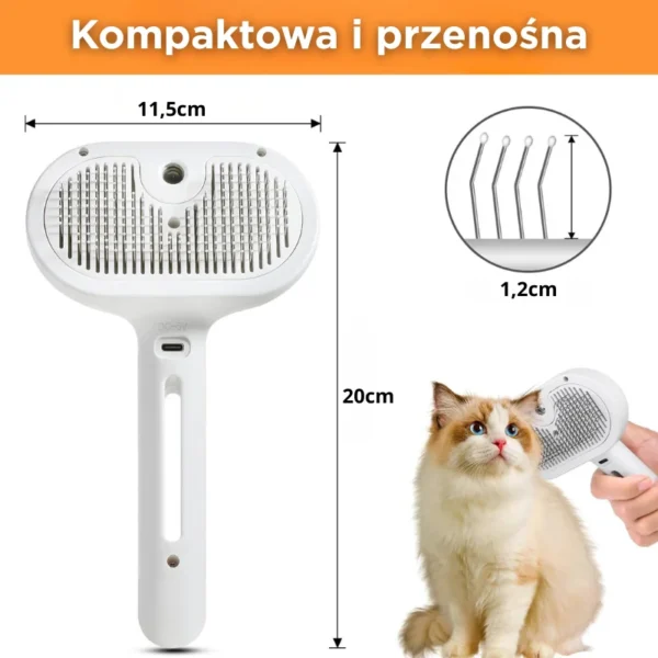 Paroczesak™ Pro 3w1 - Mgiełka, masaż i zero kłaków 'dla kotów i psów'