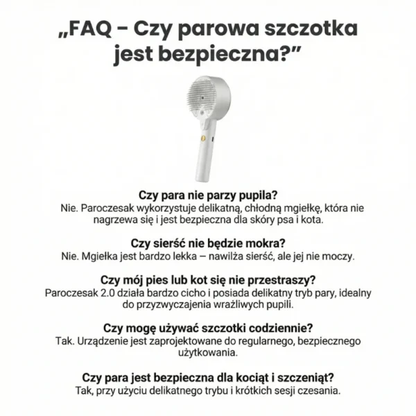 Paroczesak™ Pro 3w1 - Mgiełka, masaż i zero kłaków 'dla kotów i psów'