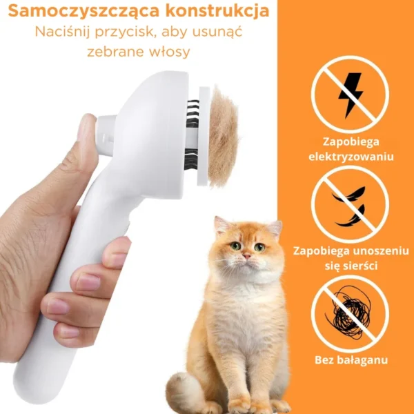 Paroczesak™ Pro 3w1 - Mgiełka, masaż i zero kłaków 'dla kotów i psów'