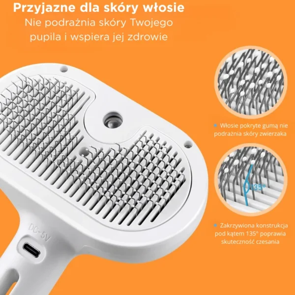 Paroczesak™ Pro 3w1 - Mgiełka, masaż i zero kłaków 'dla kotów i psów'