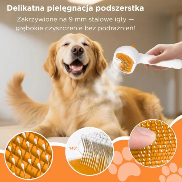 Paroczesak™ Pro 3w1 - Mgiełka, masaż i zero kłaków 'dla kotów i psów'